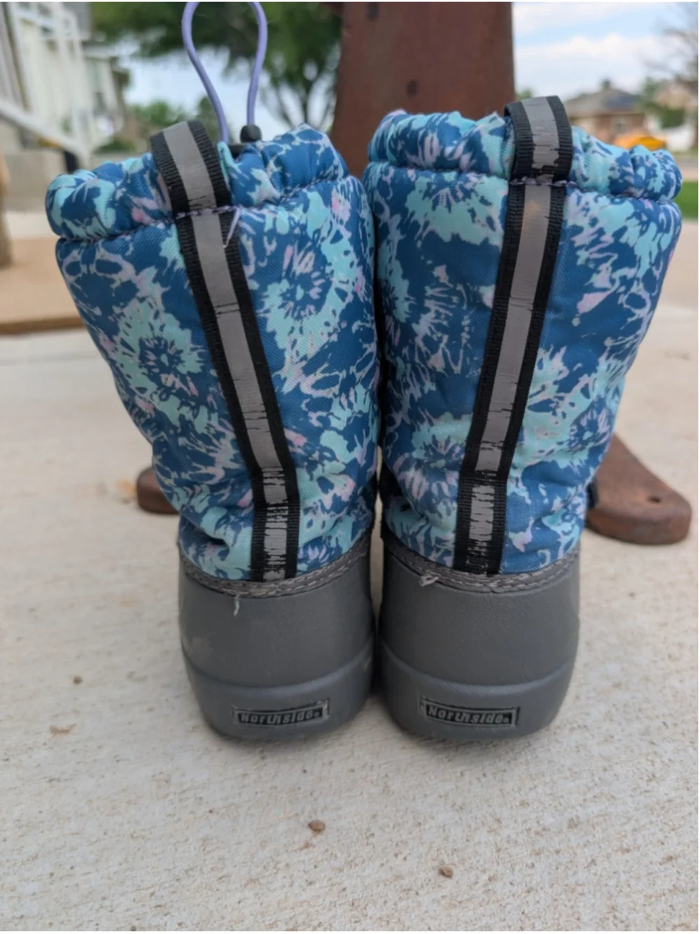 Northside Frosty Plus Thinsulate Insulated Winter Snow Boots Sz 4 Aqua Lilac